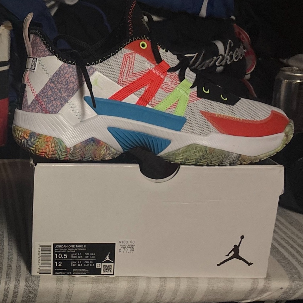 Jordan One Take II Multicolor Sneakers